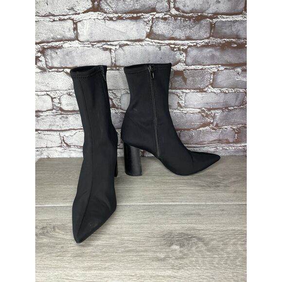 Jeffrey Campbell Black Siren Sport Ankle Sock Booties Women’s Sz 8.5M US/39EU - Picture 2 of 16